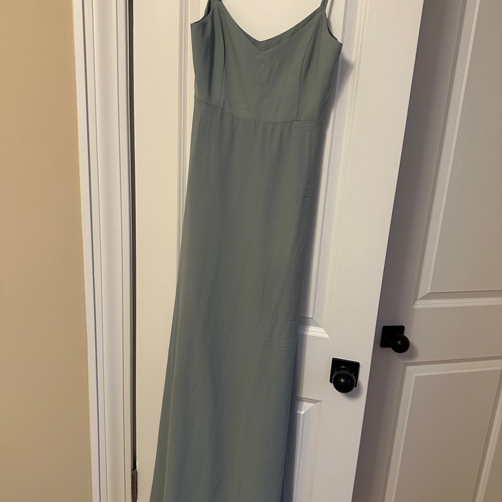 Show Me Your MuMu Gray Maxi Dress - Picture 2 of 5